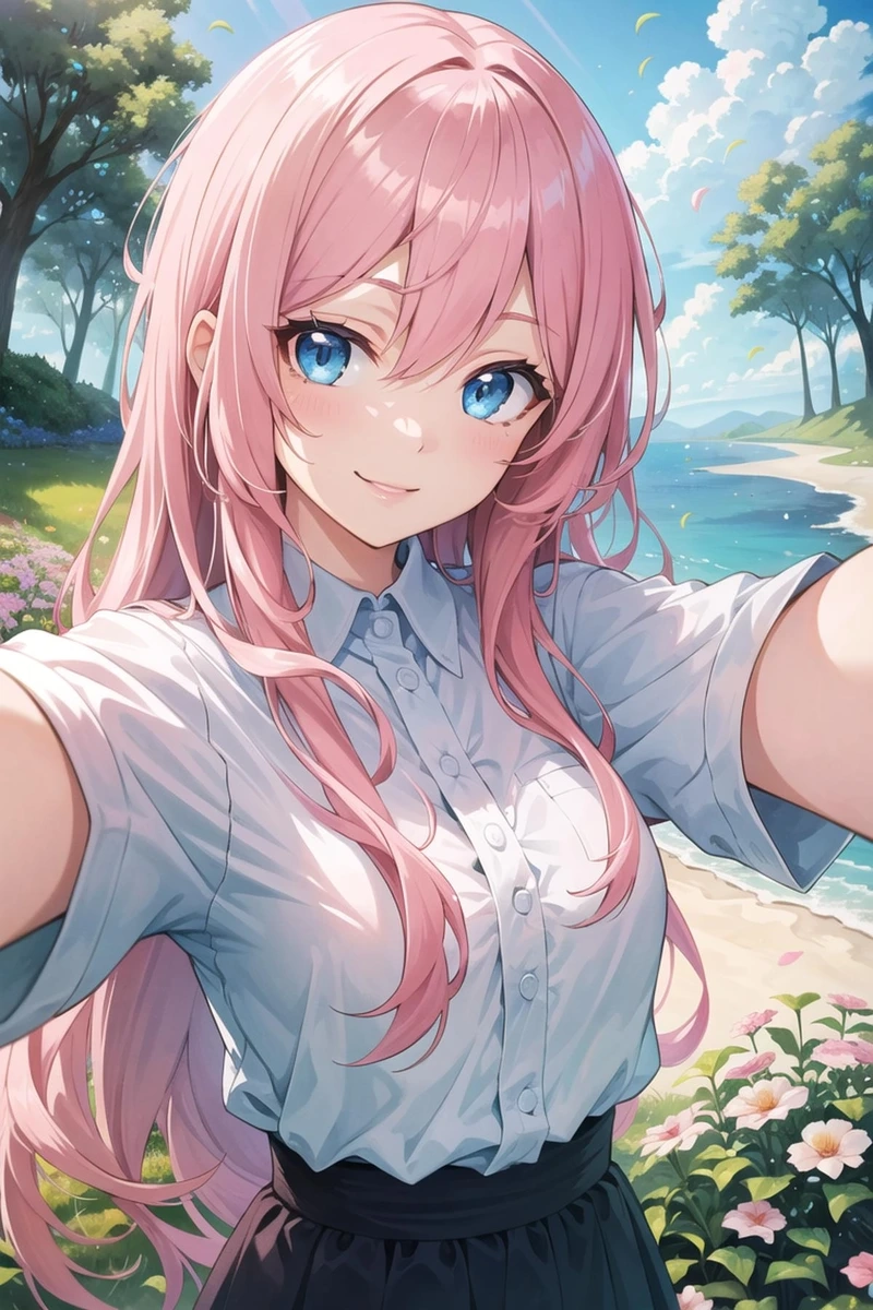 Thần thái cuốn hút từ ảnh 3d anime nữ cực đẹp