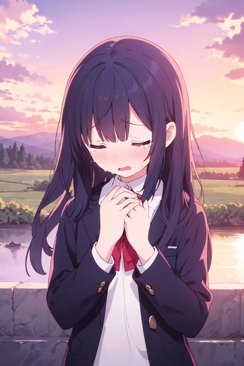 Đổi mới profile bằng ảnh avatar buồn nữ anime cực hợp mood