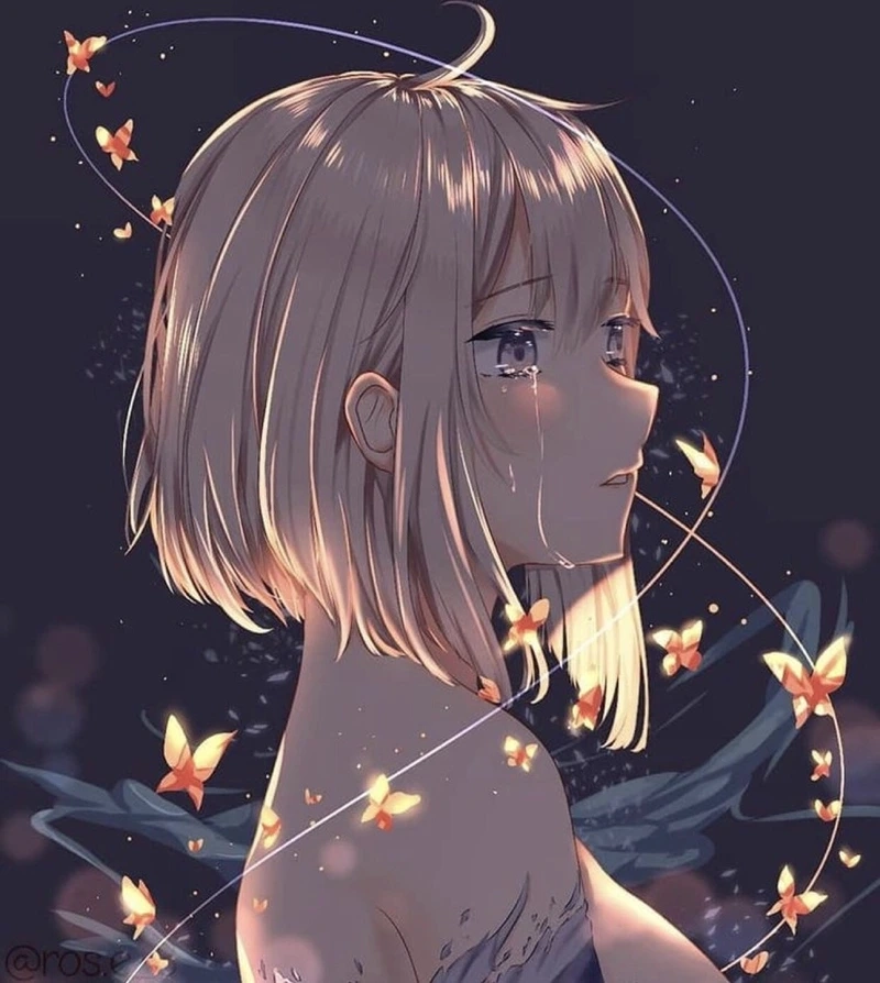 Chia sẻ ngay avatar ảnh anime buồn cô đơn cực ấn tượng