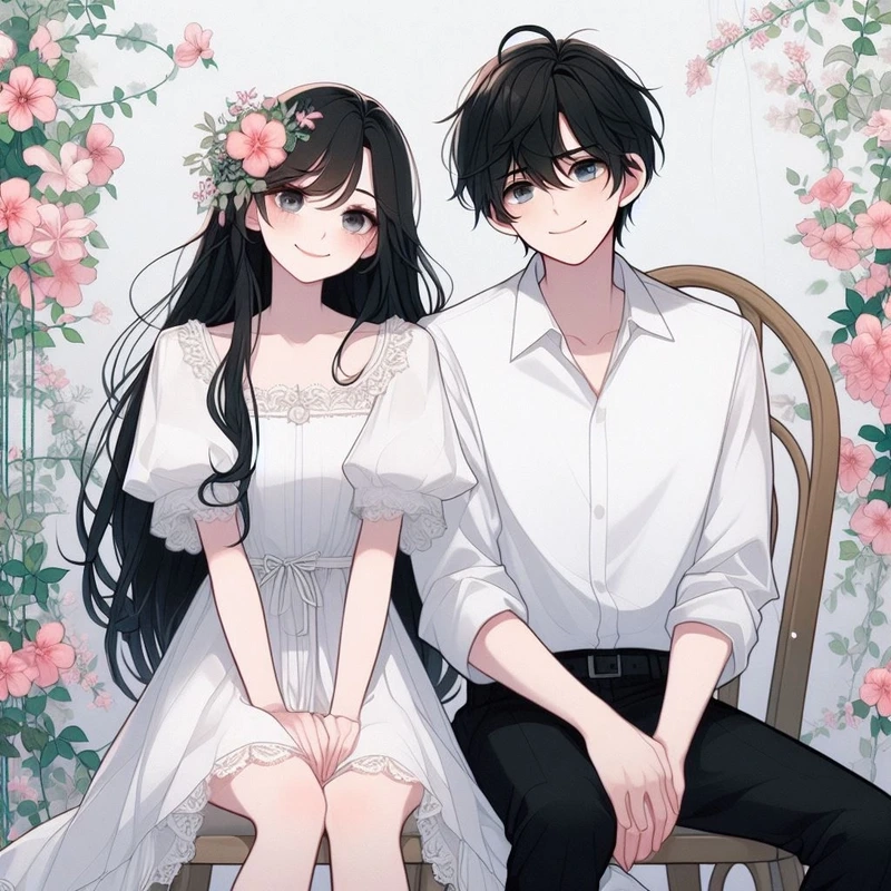 Đắm chìm trong ảnh anime cặp đôi yêu nhau ngọt ngào