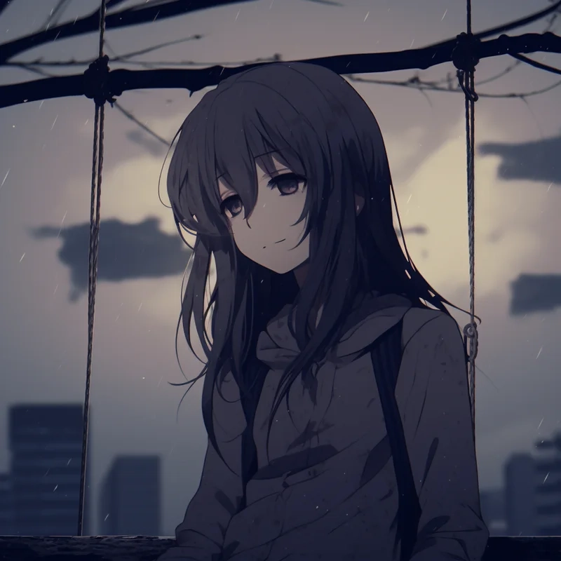Thả hồn vào ảnh cô đơn anime