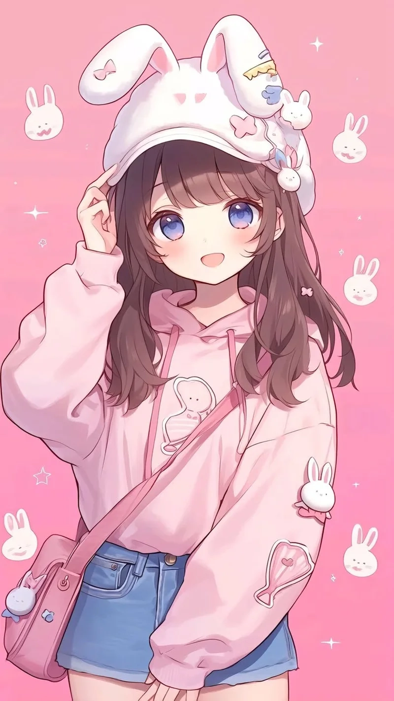 Tinh tế và đáng yêu qua ảnh anime con gái dễ thương