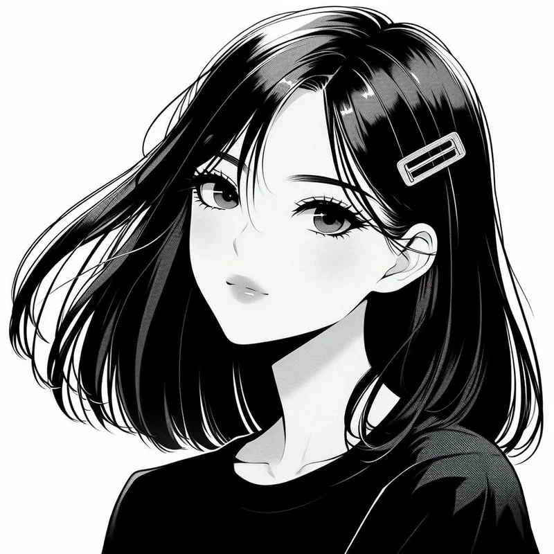 Sưu tầm ảnh đen trắng anime đẹp chuẩn nghệ thuật