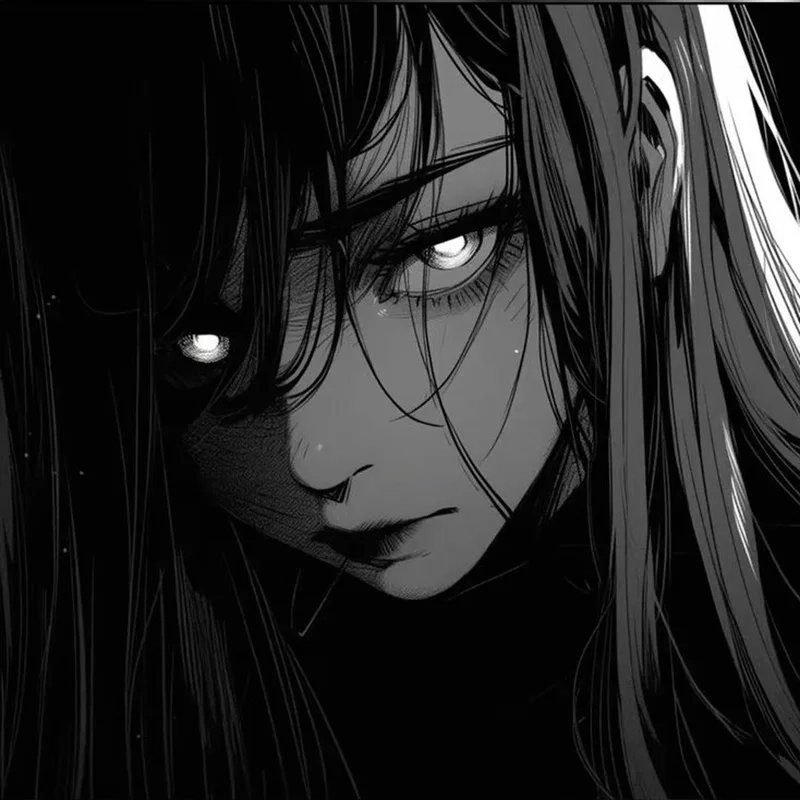 Tạo điểm nhấn cho trang cá nhân bằng ảnh anime buồn avatar đen trắng