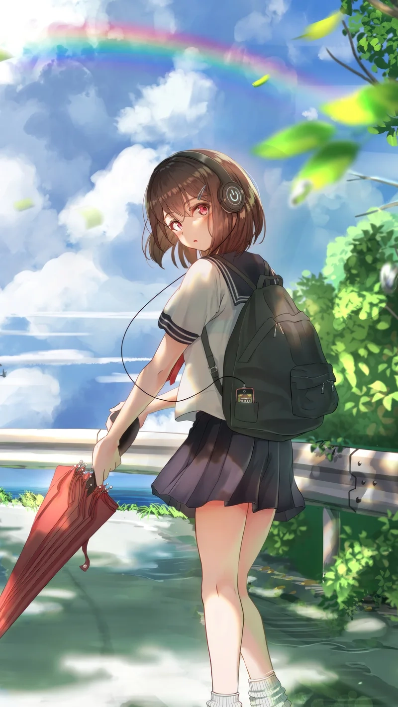 Khám phá hình ảnh anime nữ học sinh cute siêu đáng yêu