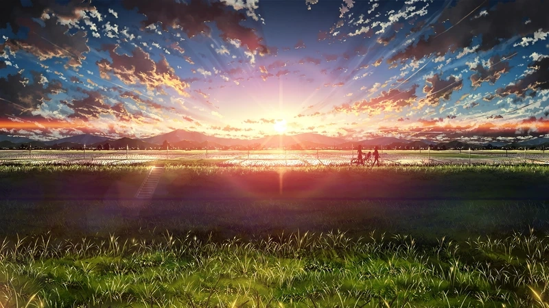 Ngắm nhìn ảnh phong cảnh đẹp anime đầy lãng mạn