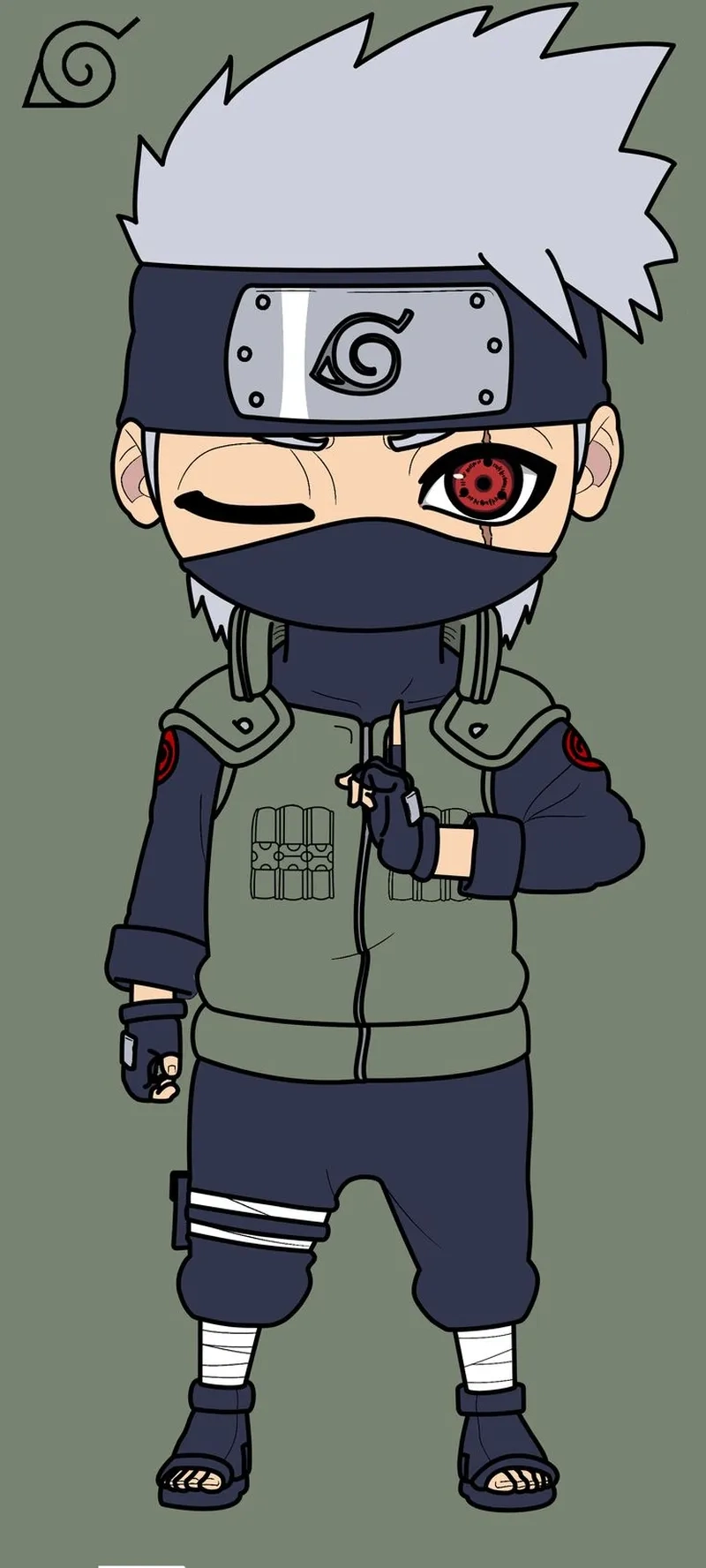 Fan Naruto không thể bỏ qua chibi kakashi cute siêu hot