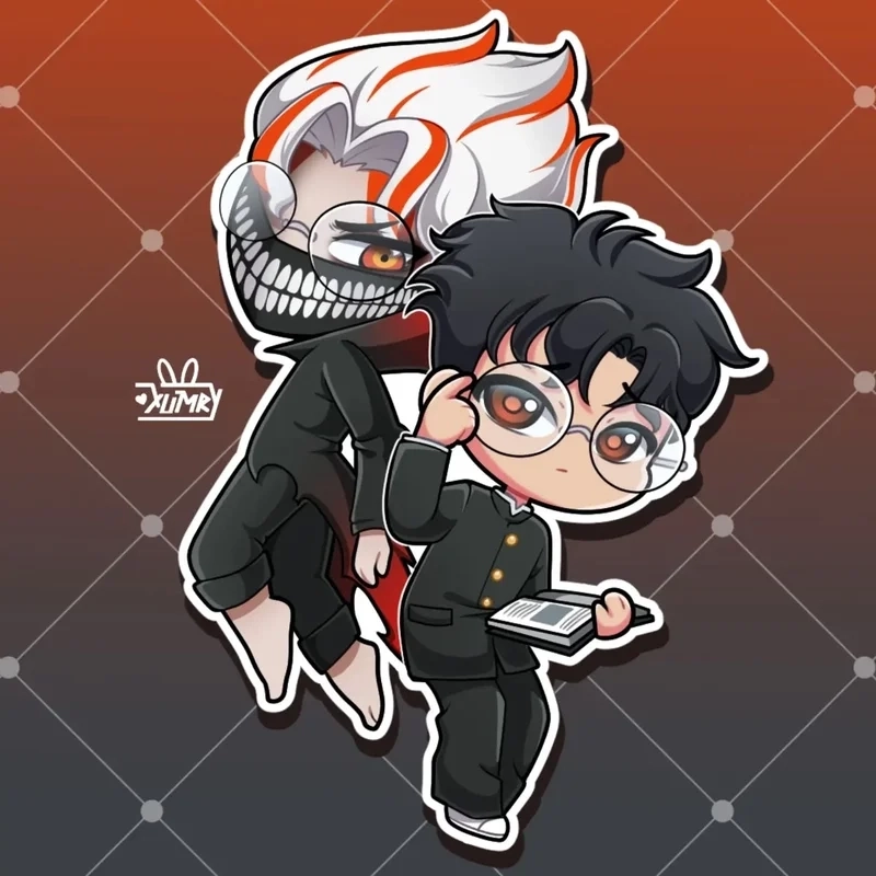 Đổi mới màn hình với chibi okarun wallpaper dễ thương