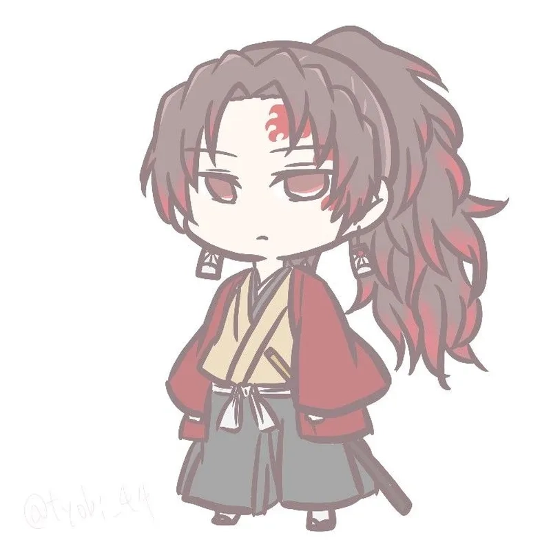 Tải ngay yoriichi and kokushibo chibi cute siêu dễ thương