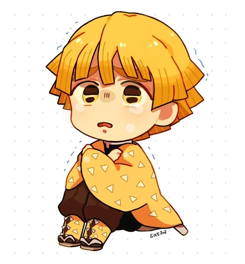 Tải ngay trọn bộ hình zenitsu chibi đẹp mắt cho điện thoại