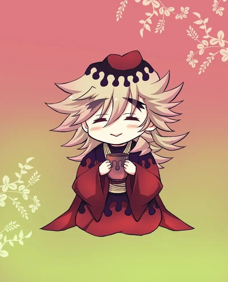 Thưởng thức ngay douma chibi official art đẹp chuẩn bản gốc