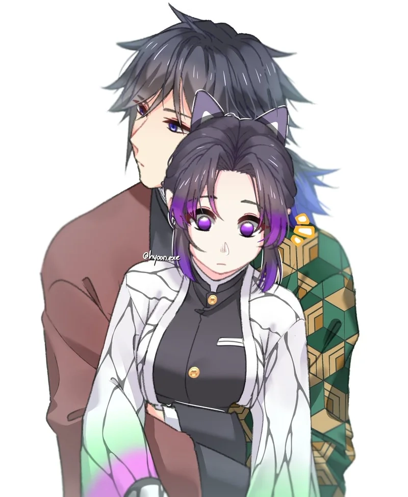 Lãng mạn và ngầu cùng giyuu and shinobu couple