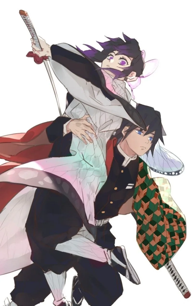 Câu chuyện anime hấp dẫn qua kimetsu no yaiba giyuu and shinobu