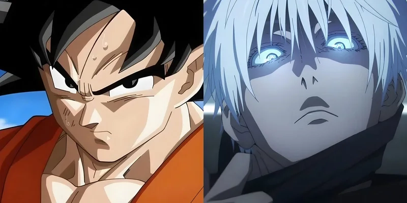 Trận đấu nghẹt thở goku vs gojo khiến fan mê mẩn