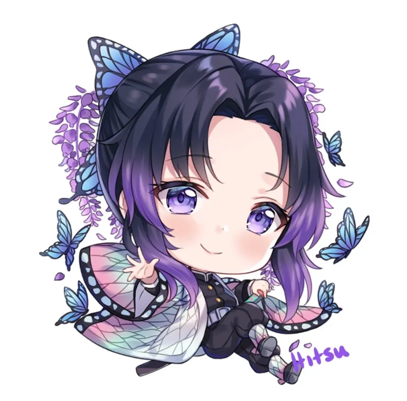 Top ảnh shinobu chibi cute hot trend trên mạng xã hội hiện nay