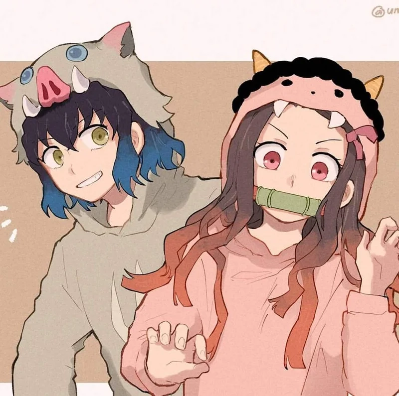 Khám phá cảm xúc inosuke x nezuko