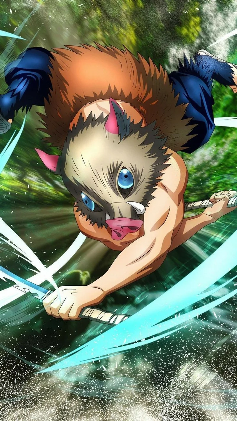 Thả tim cho fan art độc đáo inosuke kimetsu