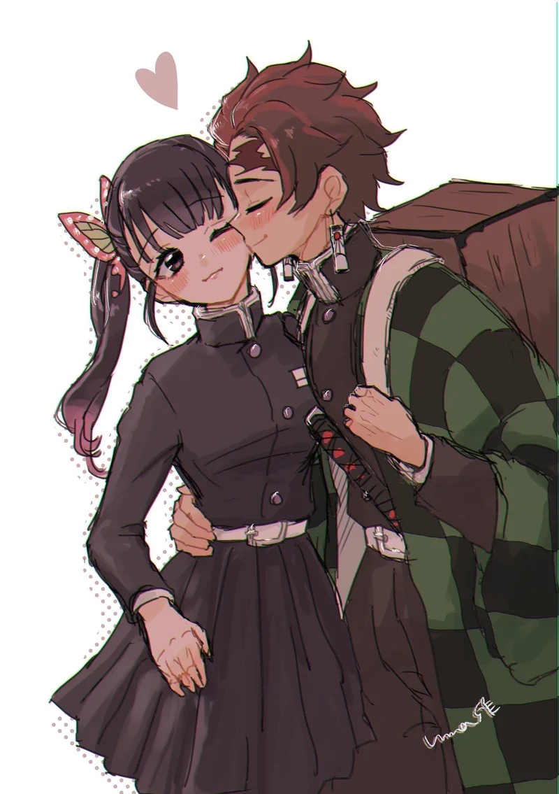 Hòa nhịp cảm xúc anime kanao and tanjiro