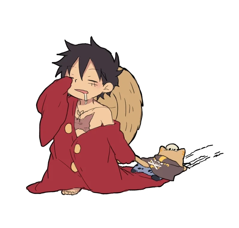 Bộ hình nền luffy chibi full HD cho điện thoại