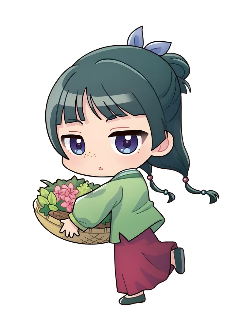 Bộ ảnh maomao chibi png chất lượng cao tải về dùng ngay cực tiện lợi
