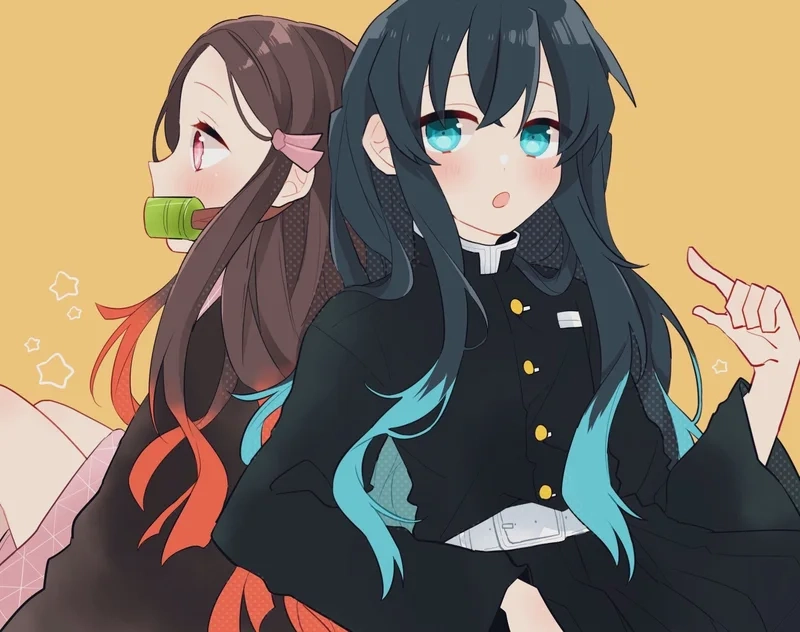 Cặp đôi tuyệt vời nezuko x muichiro khiến fan phát cuồng
