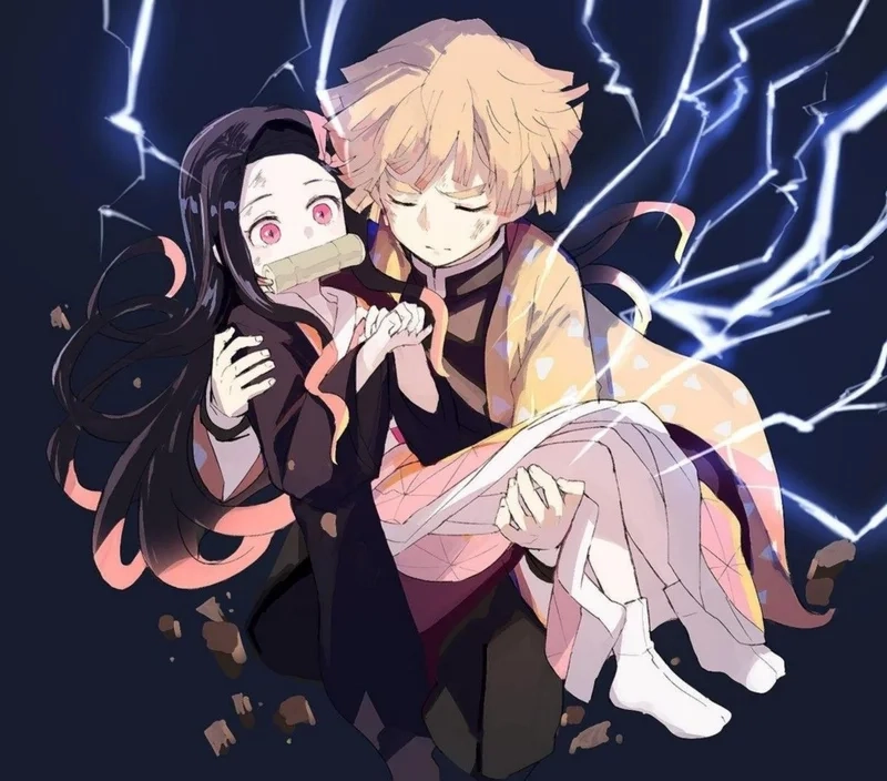 Trải nghiệm câu chuyện ngọt ngào nezuko zenitsu
