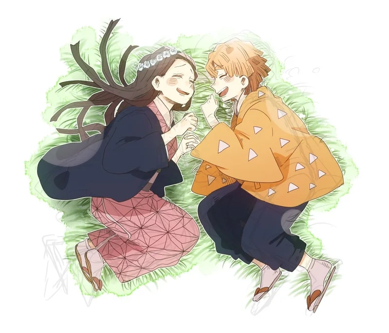 Câu chuyện anime hấp dẫn trong nezuko and zenitsu