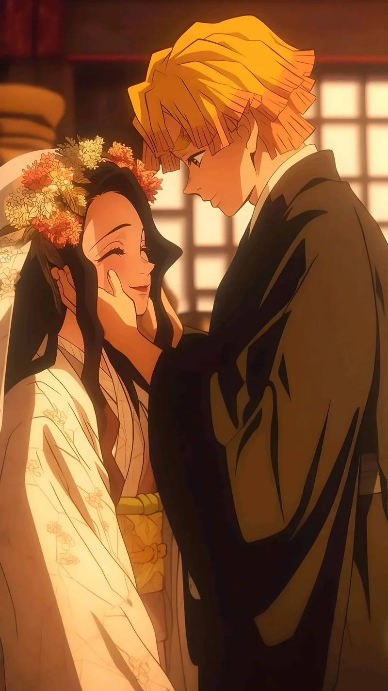 Hòa nhịp cảm xúc anime zenitsu and nezuko