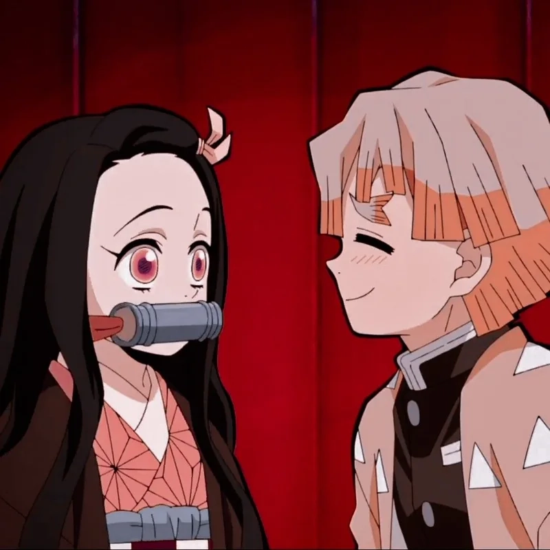 Ngọt ngào và đáng yêu với nezuko and zenitsu love