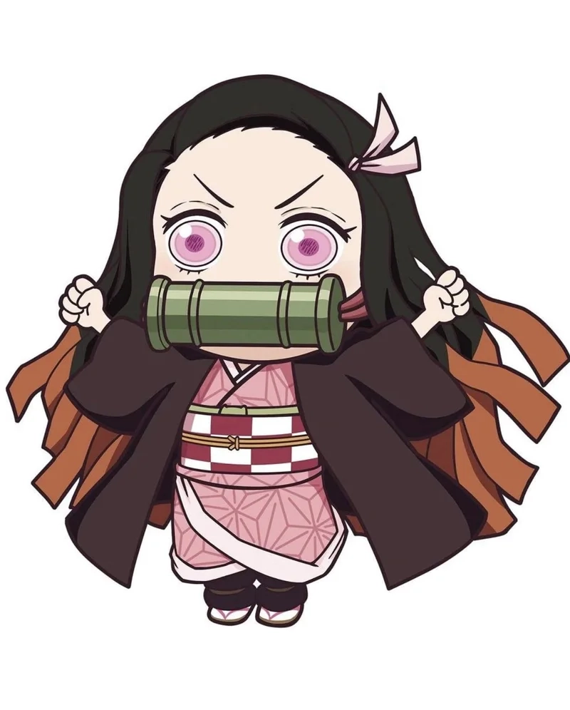 Tải miễn phí hình nền nezuko cute chibi cực dễ thương