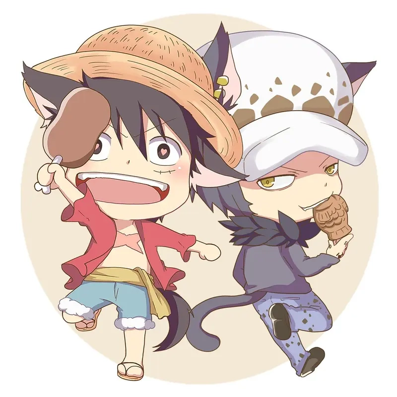 Bộ ảnh chibi one piece dễ thương khiến ai cũng phải thích thú