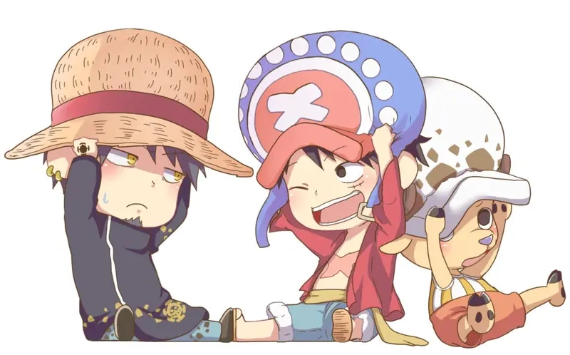 Thế giới anime chibi one piece đầy màu sắc và dễ thương