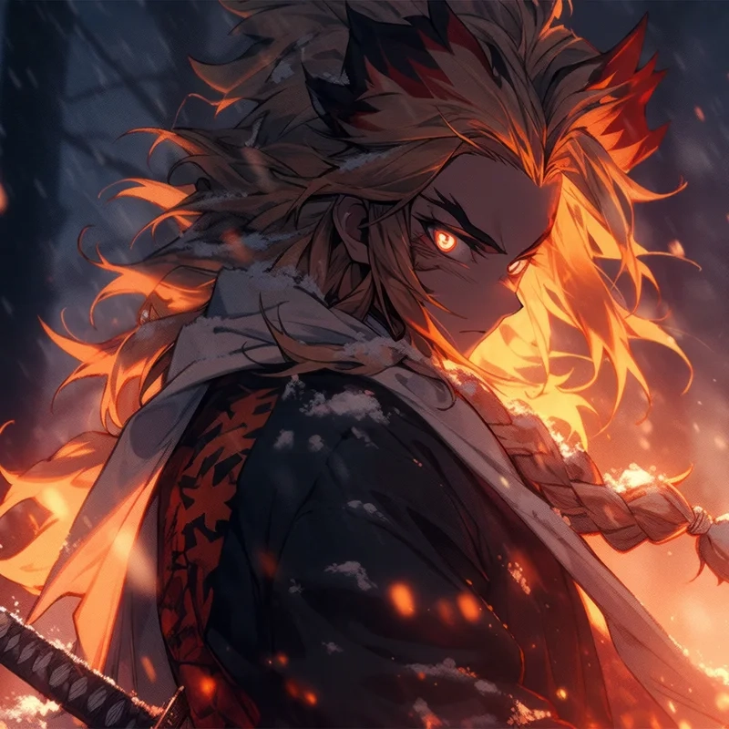 Ngắm fan art chất lượng rengoku kimetsu