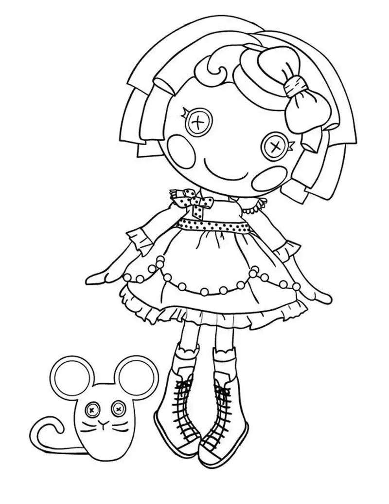 Vui sáng tạo với tranh tô màu búp bê tranh tô màu búp bê chibi