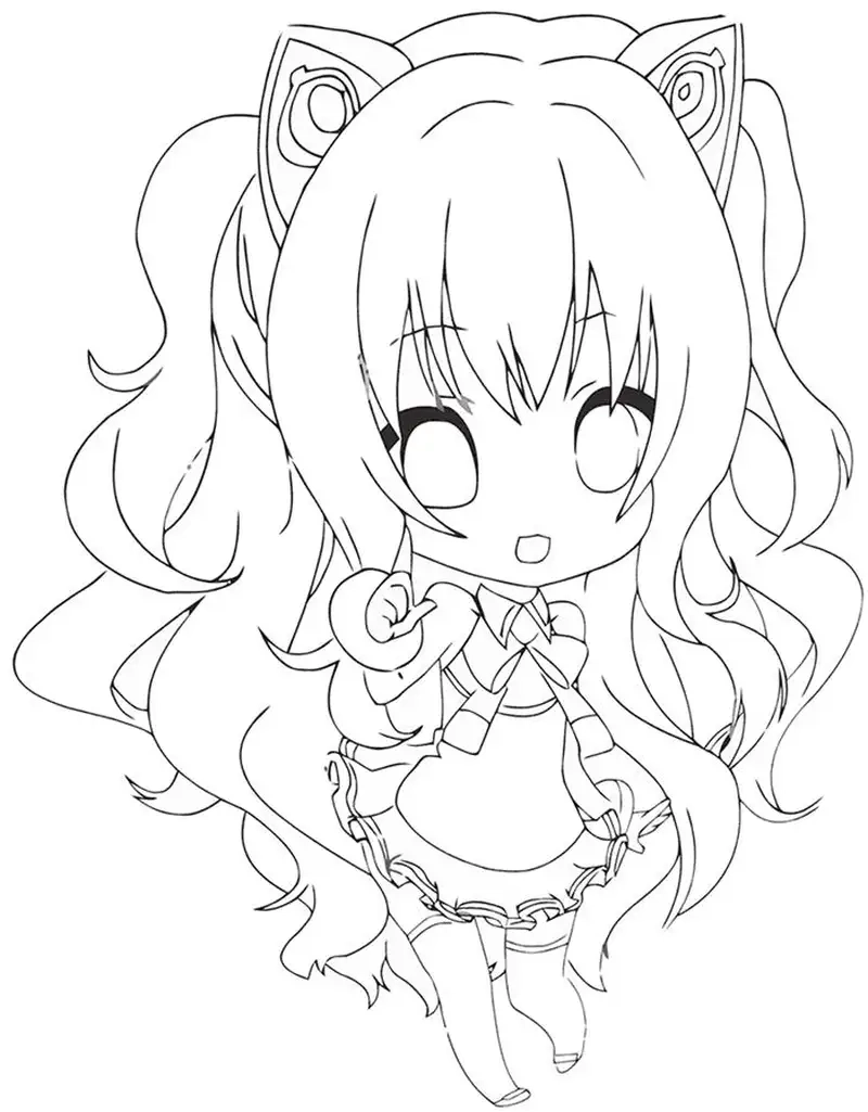 Tranh tô màu chibi cute là như thế nào