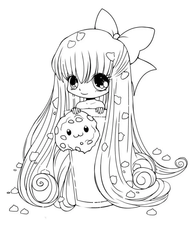 Sáng tạo nghệ thuật với chibi tranh tô màu chibi cute