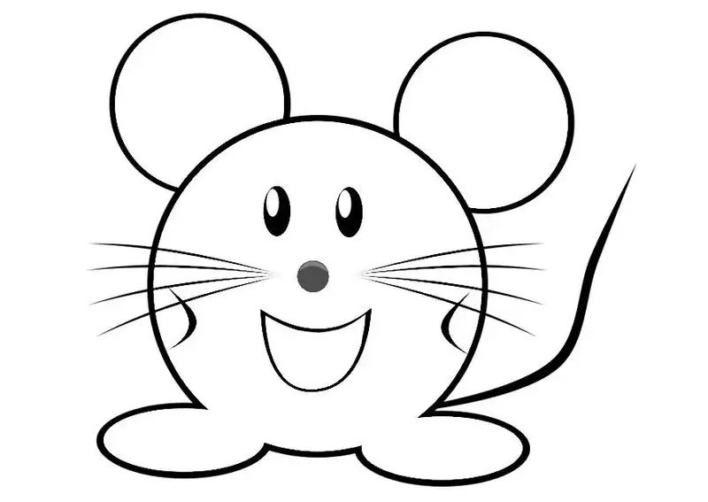 Thỏa sức vui chơi với chuột tô màu đáng yêu