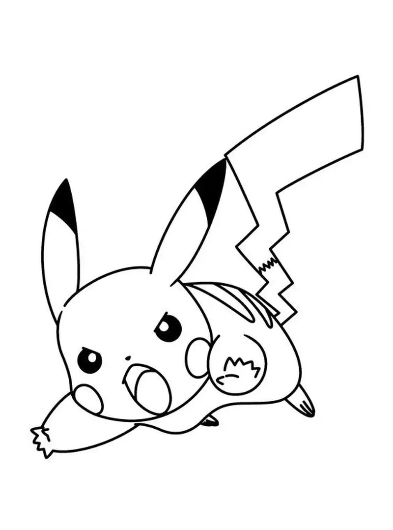 Tranh tô màu pikachu cho bé thỏa sức sáng tạo