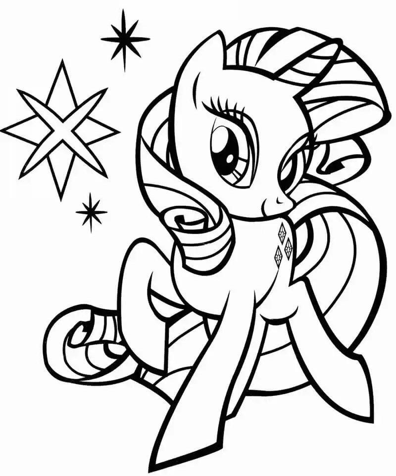 Thỏa sức tưởng tượng với tranh tô màu pony người