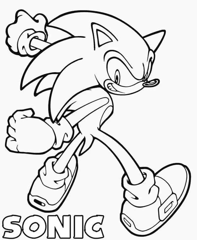 Tranh tô màu Sonic là như thế nào