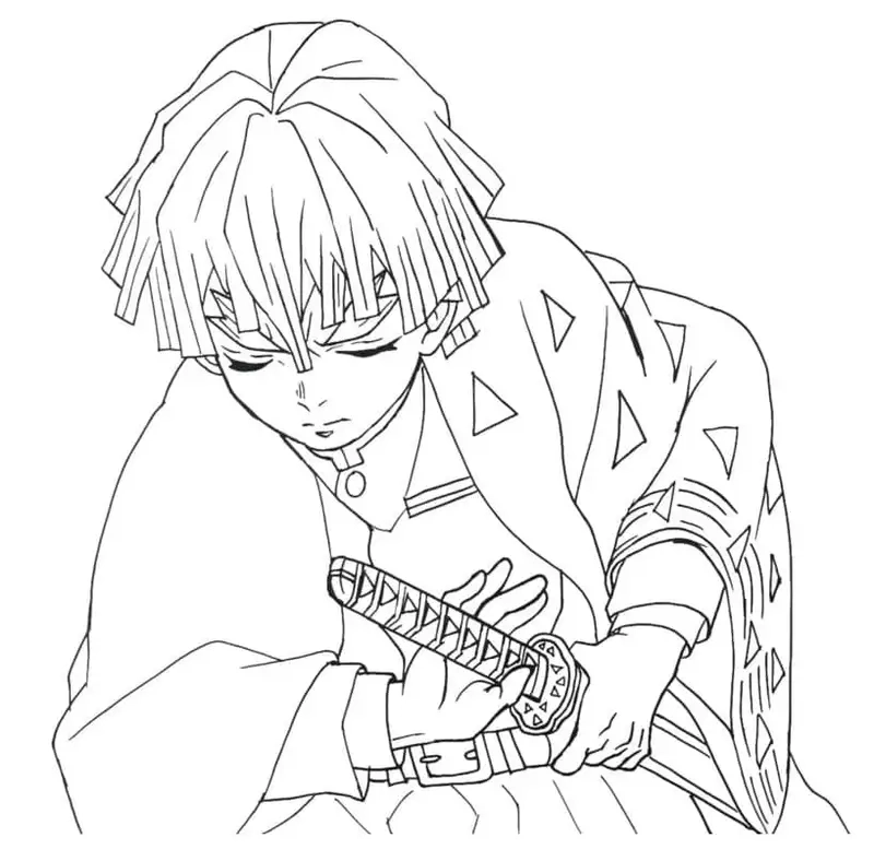 Khám phá bộ sưu tập tranh tô màu thanh gươm diệt quỷ độc đáo cho fan anime