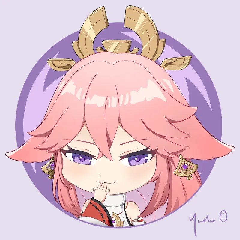 Khám phá vẻ đẹp yae miko chibi cute ngọt ngào
