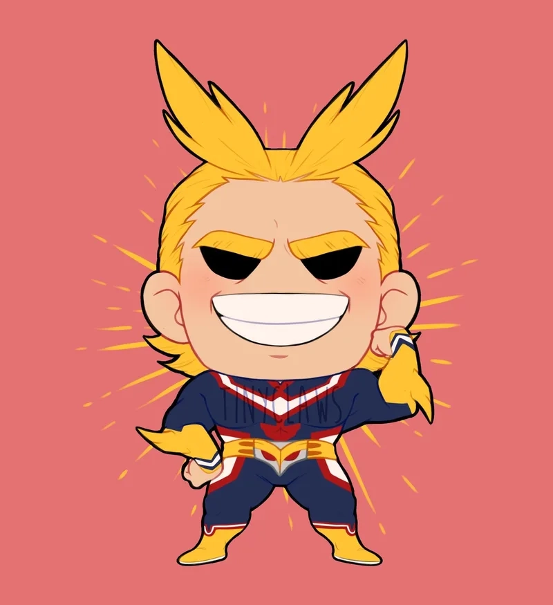 Ai mê chibi all might sẽ không thể rời mắt