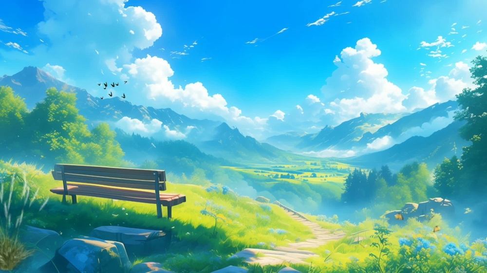 Khám phá ảnh phong cảnh đẹp anime cho mắt thư giãn