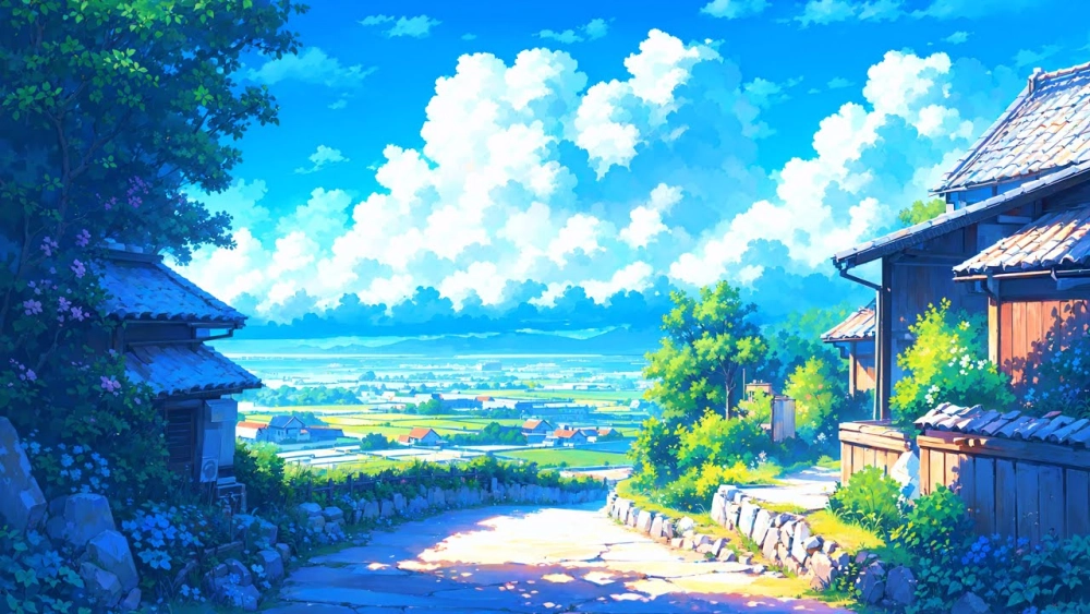 Trang trí màn hình với hình nền phong cảnh anime đẹp