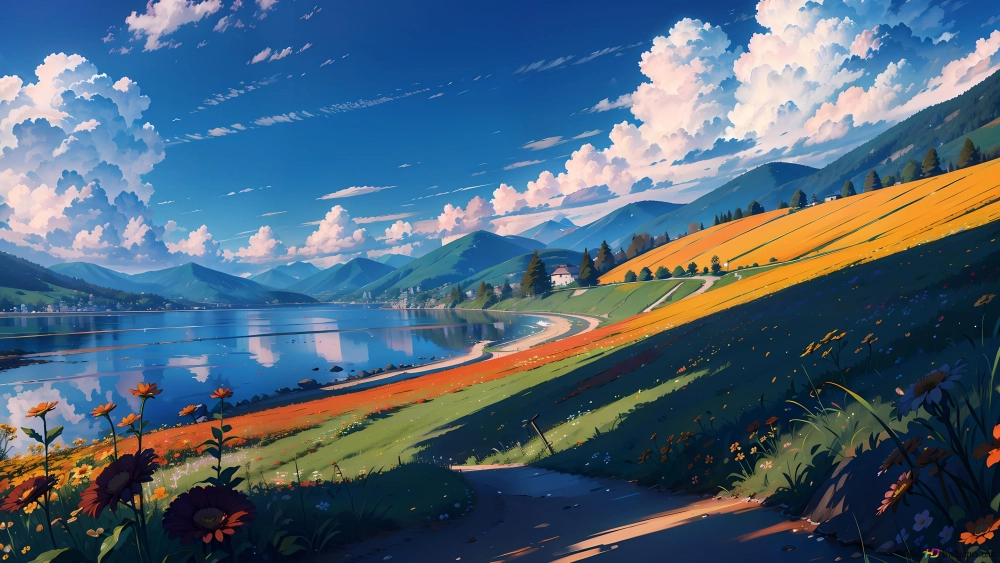 Khám phá vẻ đẹp thiên nhiên trong ảnh anime phong cảnh