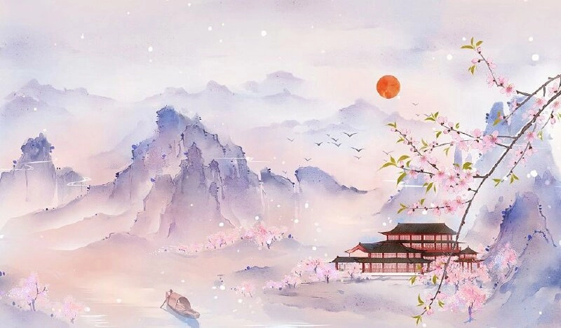 Chiêm ngưỡng ảnh phong cảnh anime cổ trang sinh động