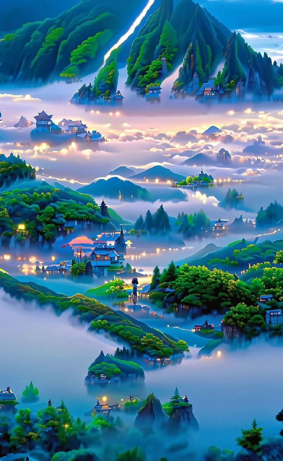 Thưởng thức ảnh anime phong cảnh đẹp tinh tế và ấn tượng
