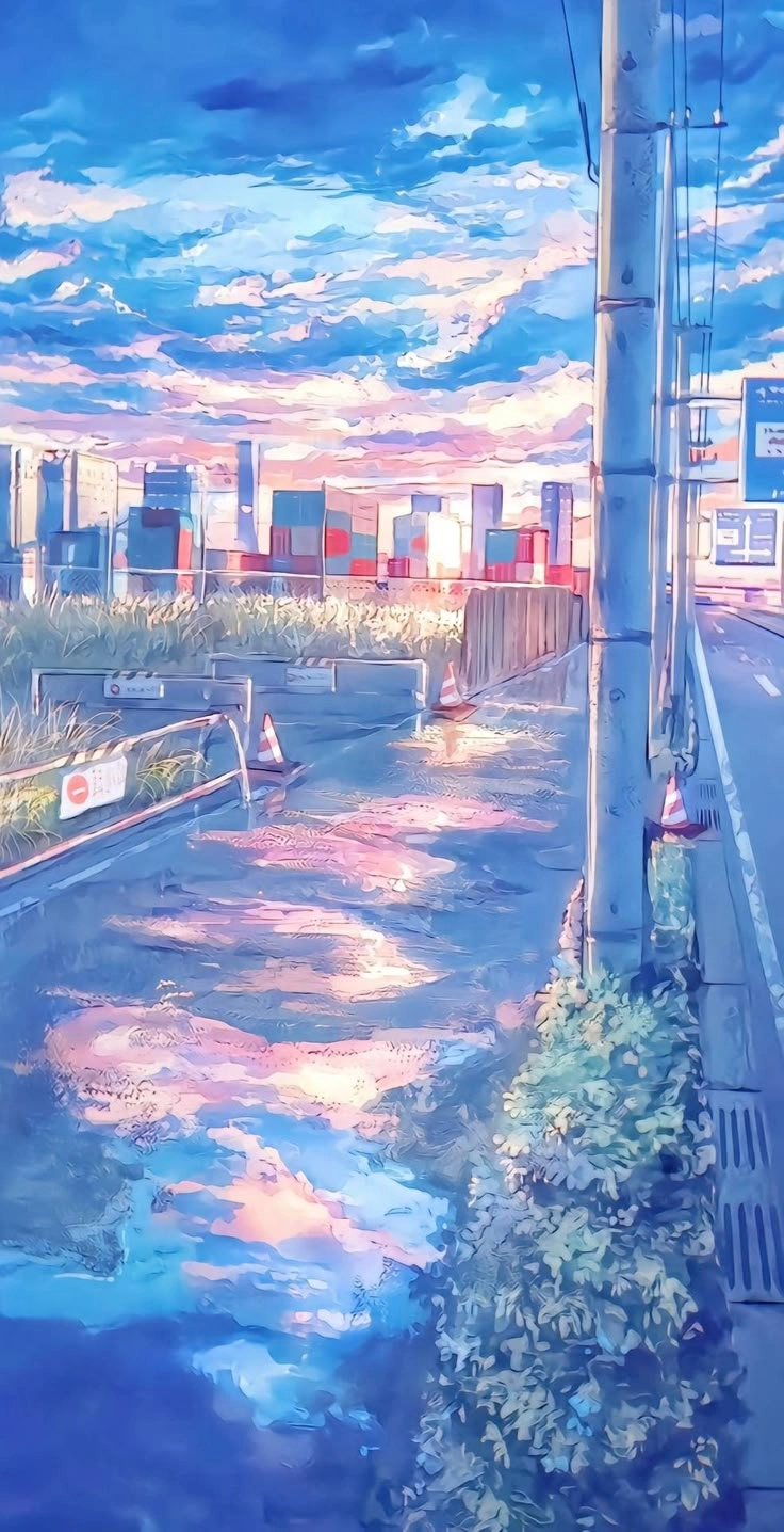 Đắm chìm trong ảnh phong cảnh đẹp anime cực kỳ sống động