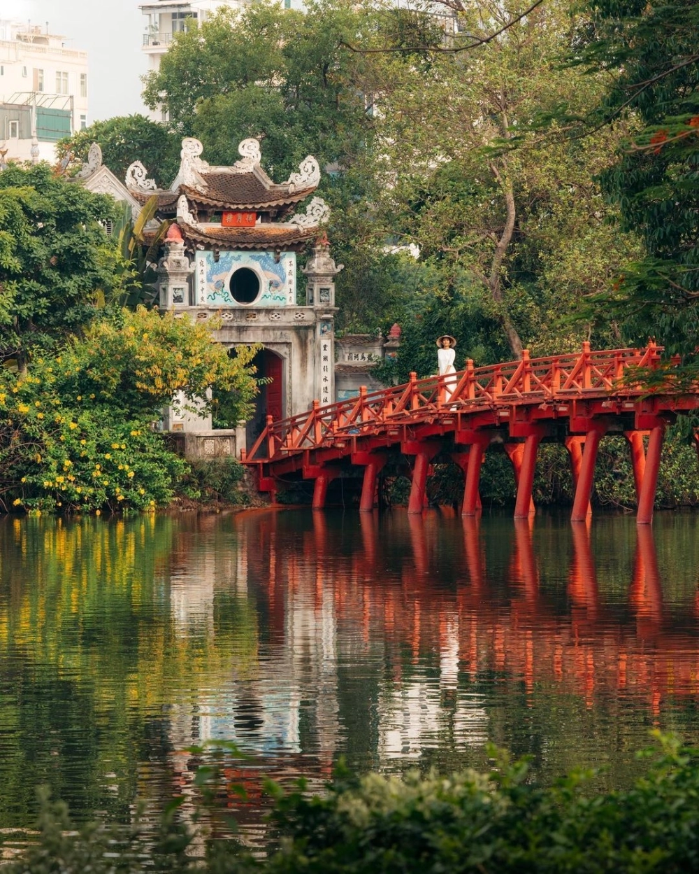 Học cách vẽ phong cảnh hà nội với chi tiết tinh xảo